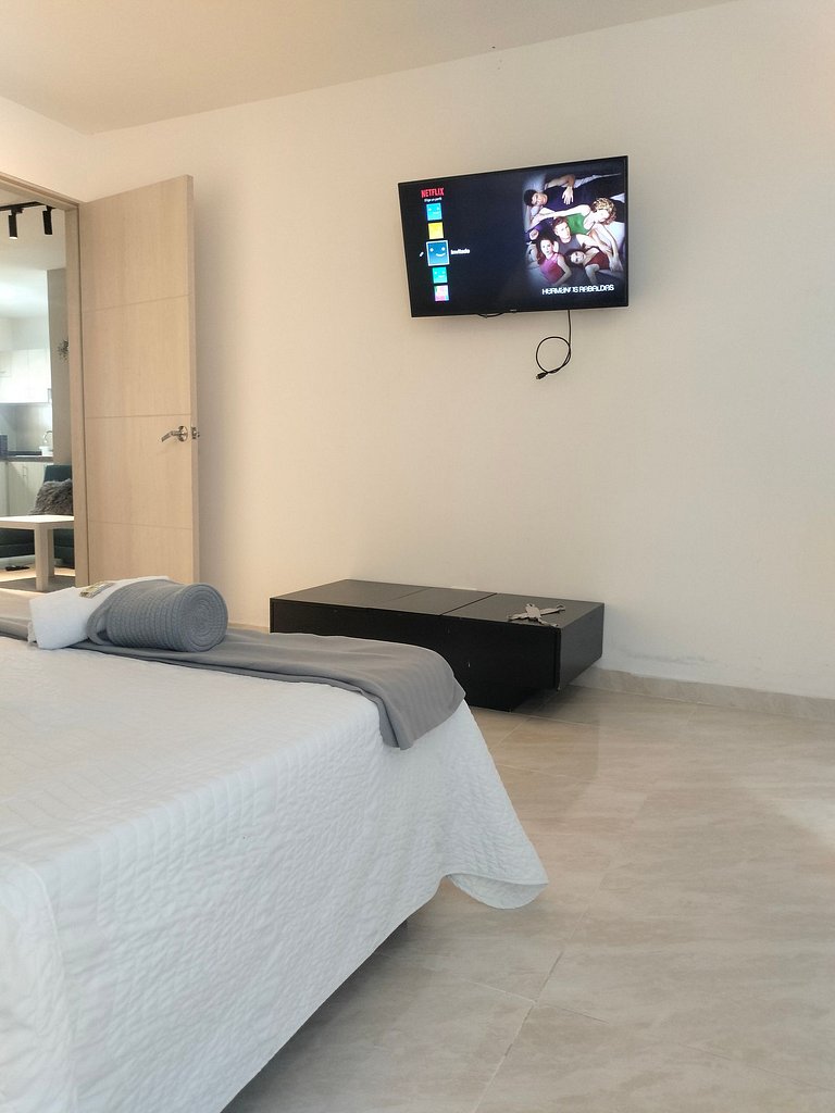 Cómodo apartamento con terraza.