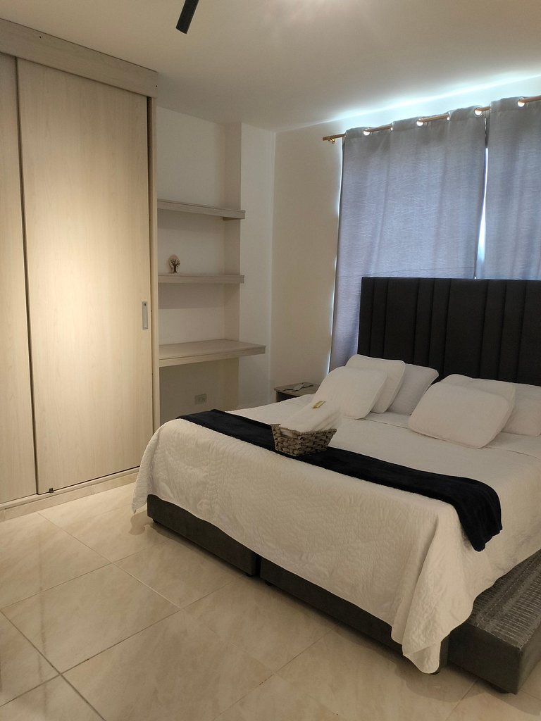 Cómodo apartamento con terraza.