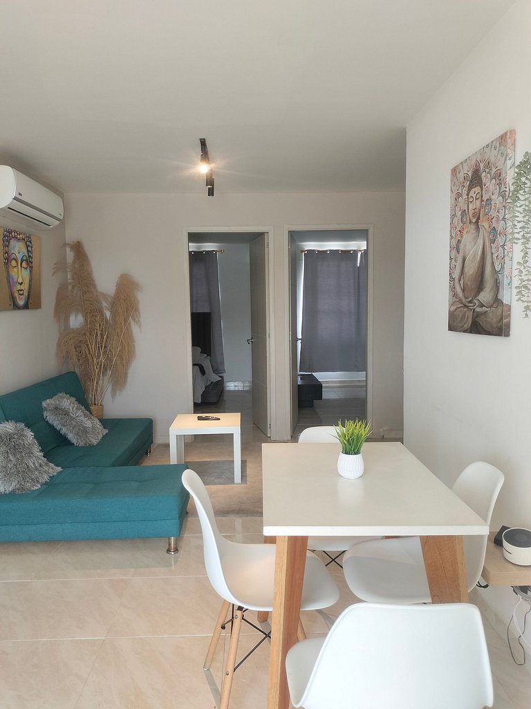 Cómodo apartamento con terraza.