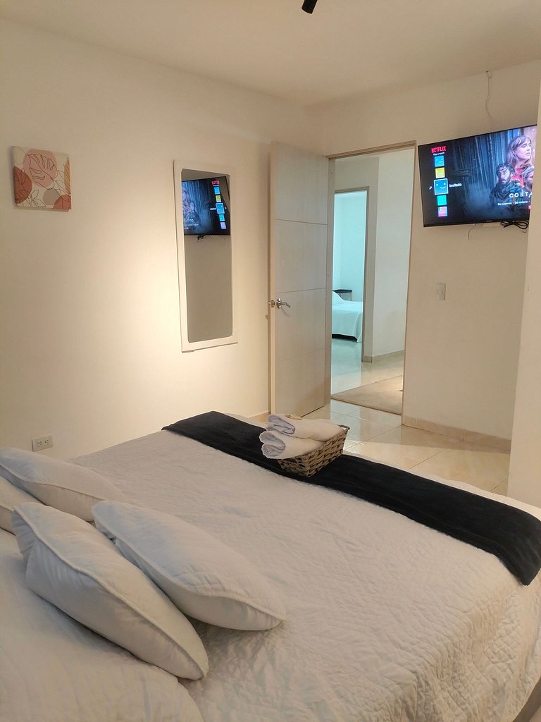 Cómodo apartamento con terraza.