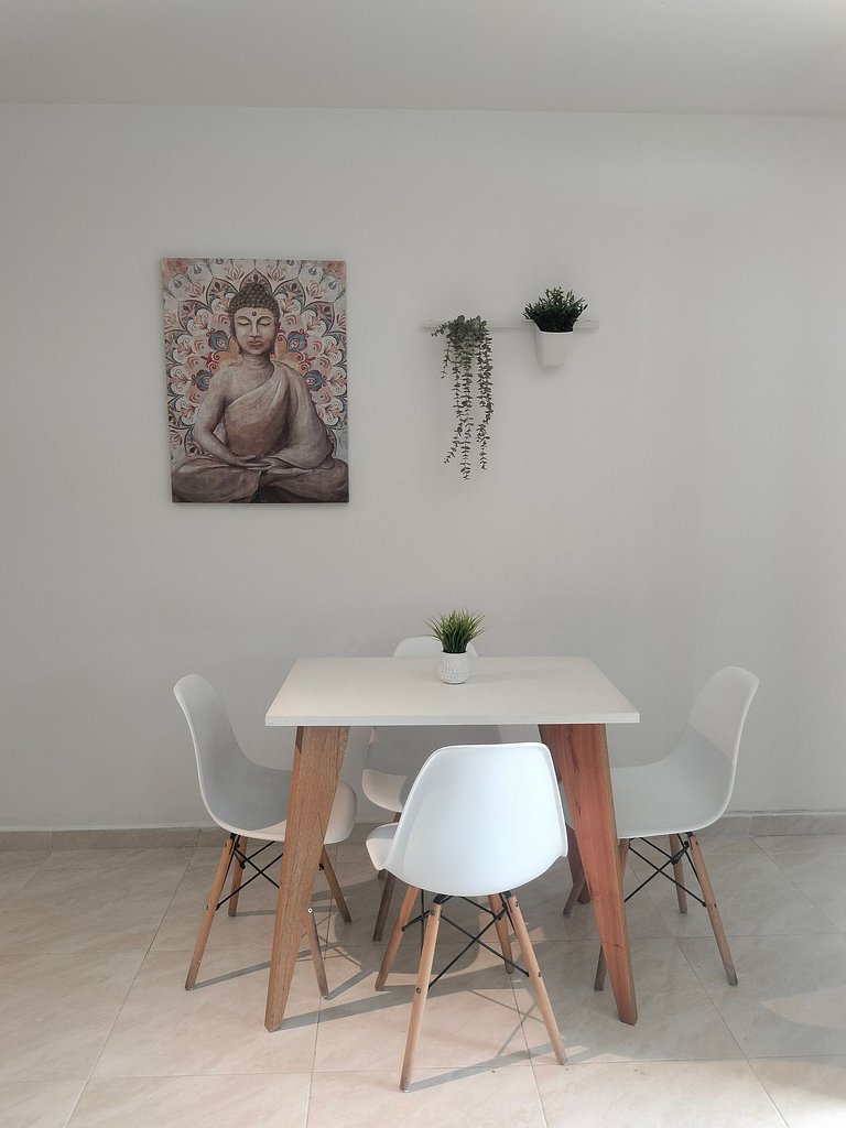 Cómodo apartamento con terraza.