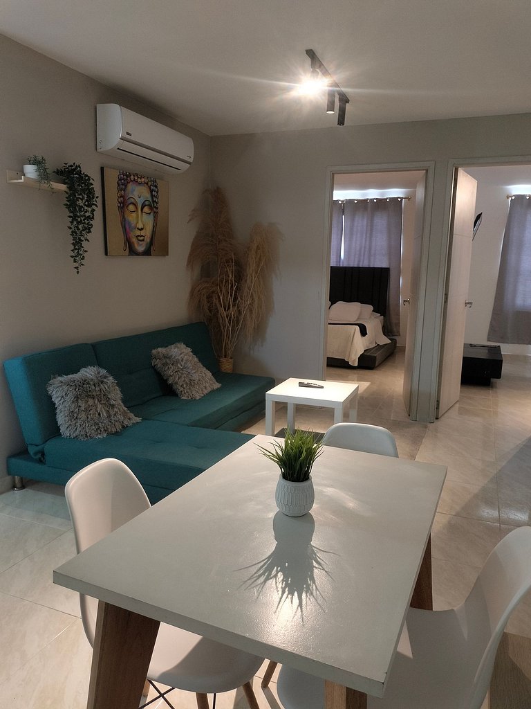 Cómodo apartamento con terraza.