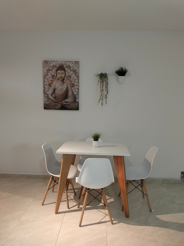 Cómodo apartamento con terraza.