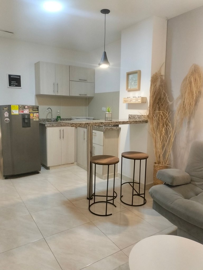 206 Encantador apartamento moderno para estrenar.